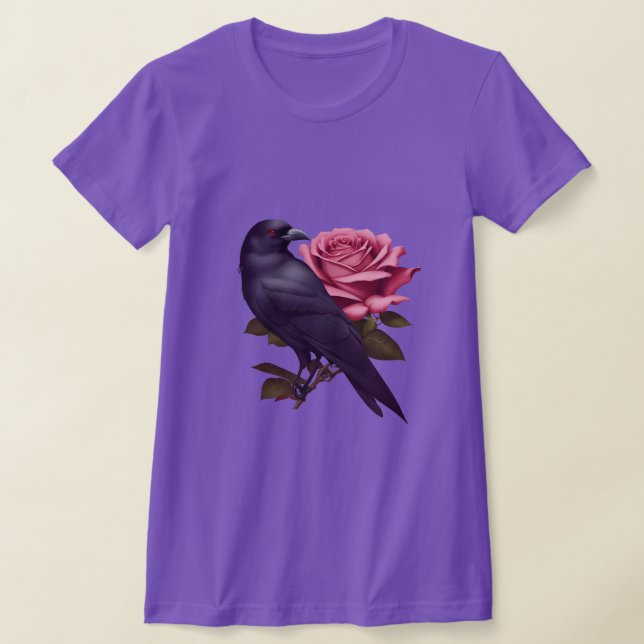 Rose und Zeile T-Shirt (Ablage )