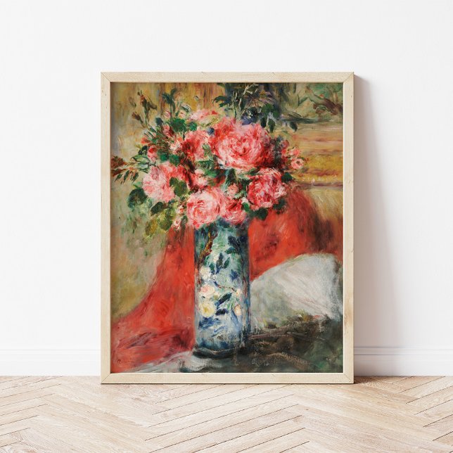 Rose und Zwerge in einer Vase | Renoir Poster (Von Creator hochgeladen)