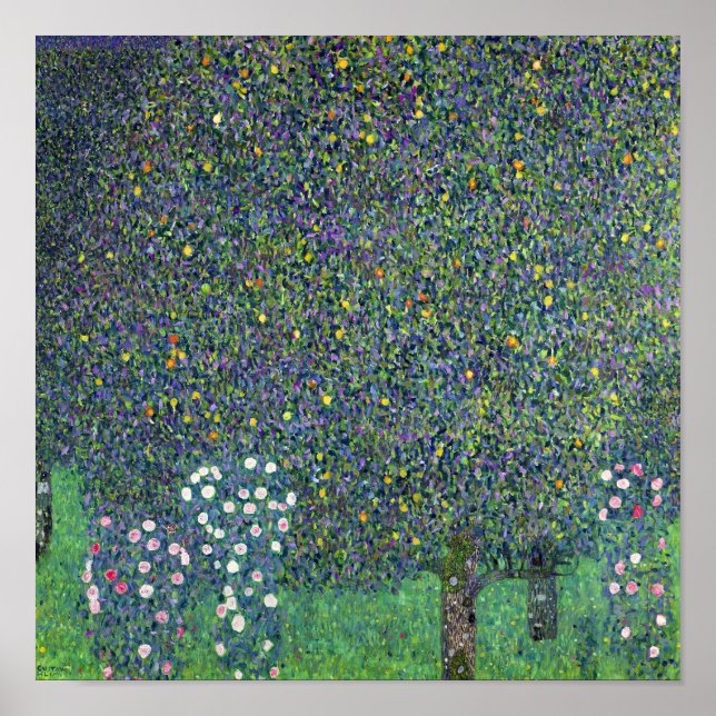 Rose unter den Bäumen, c.1905 Poster (Vorne)