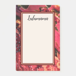 ROSE V2 TONT CHINESISCHES WULSTIGES POST-IT KLEBEZETTEL