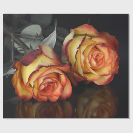 Rose Valentinstag Wrapping Paper Geschenkpapier