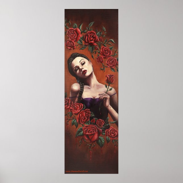 Rose Vampire Poster Vampire Kunst (Vorne)