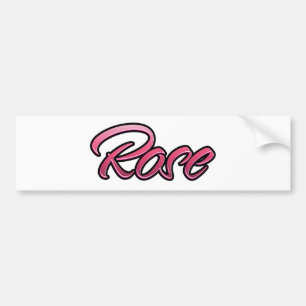 Rose verblasst pink Aufkleber Sticker Autoaufkleber