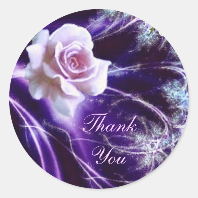 Rose Vielen Dank, Ihr Sticker (Vorderseite)