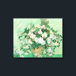 Rose | Vincent van Gogh Leinwanddruck<br><div class="desc">Rose (1890) des niederländischen Postimpressionisten Vincent Van Gogh. Das Original ist ein Ölgemälde auf der Leinwand,  das ein Stillleben von weißen Rosen vor einem hellgrünen Hintergrund darstellt. Verwenden Sie die Entwurfstools,  um einen benutzerdefinierten Text hinzuzufügen oder das Bild zu personalisieren.</div>
