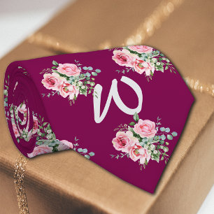 Rose Vintag Herbstpersonalisierung Krawatte