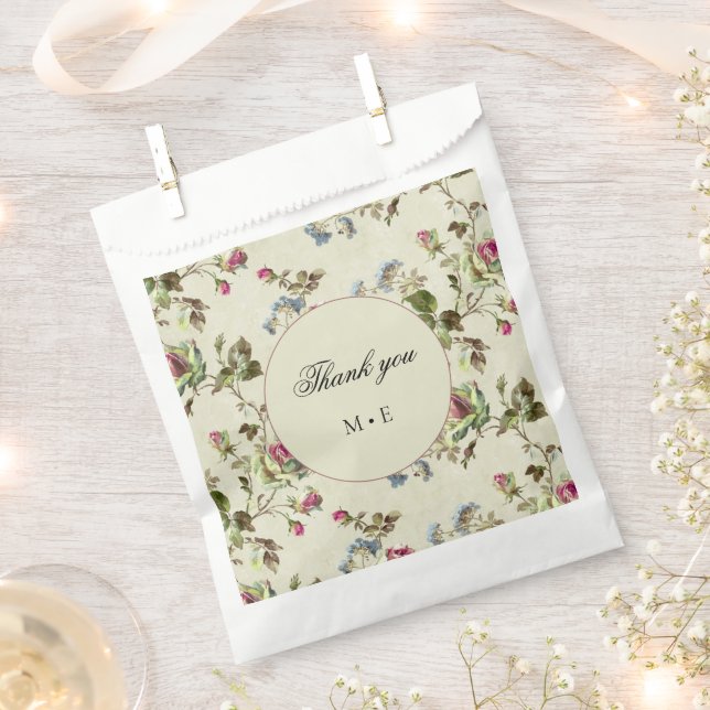 Rose Vintage Geschenktütchen (Ausgeschnitten)