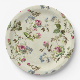 Rose Vintage Pappteller