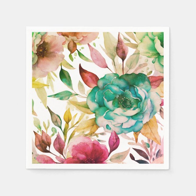 Rose Vintage Stilrichtung Serviette (Vorderseite)