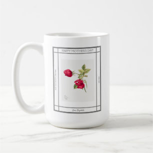 Rose Vintager Muttertag Kaffeetasse