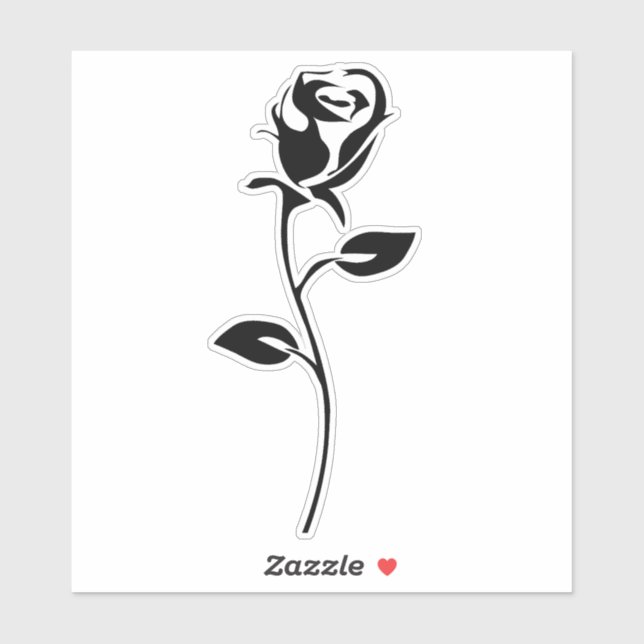 Rose Vinyl Sticker (Blatt)