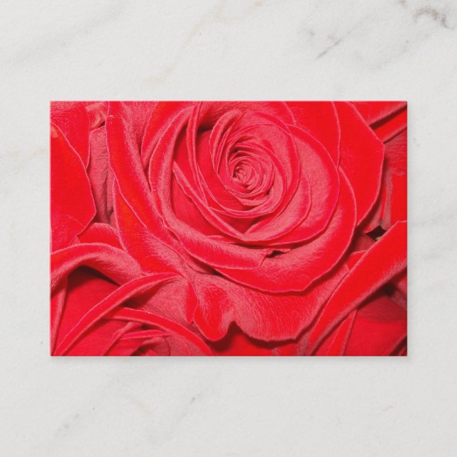 Rose Visitenkarte (Vorderseite)