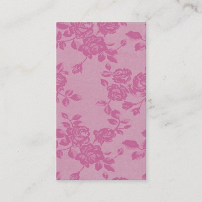 Rose Visitenkarte (Vorderseite)