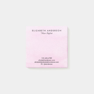 Rose von Aquarellfarben Post-it Klebezettel