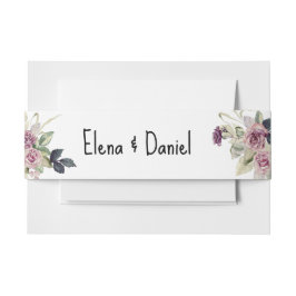 Rose von Aquarellpinken Einladungsbanderole