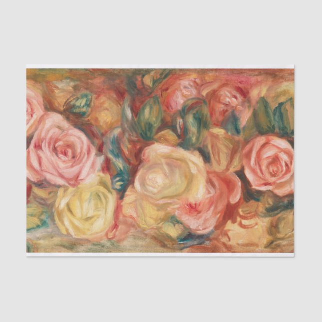 Rose von Auguste Renoir Seidenpapier (Vorderseite)