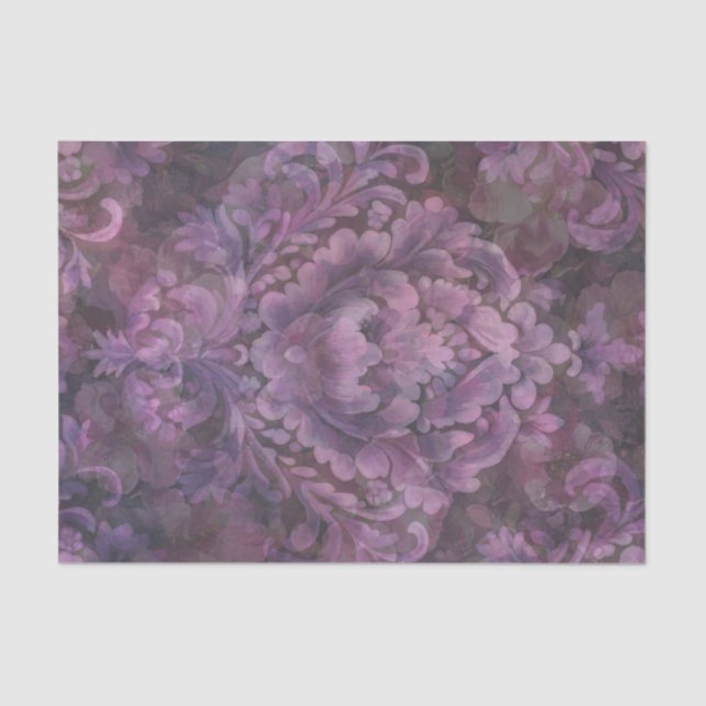 Rose von Boho plum Seidenpapier (Vorderseite)