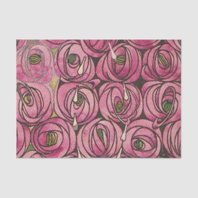 Rose von Charles Mackintosh  Seidenpapier (Vorderseite)