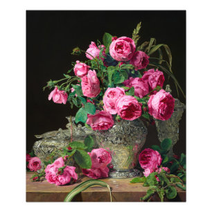 Rose von Ferdinand Georg Waldmuller Fotodruck