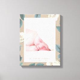 Rose von natürlichen Kraft-Blumen-Rahmen-Canvas Leinwanddruck