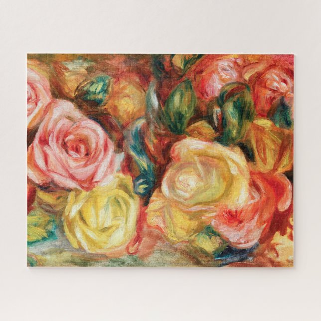 Rose von Pierre Auguste Renoir Puzzle (Horizontal)