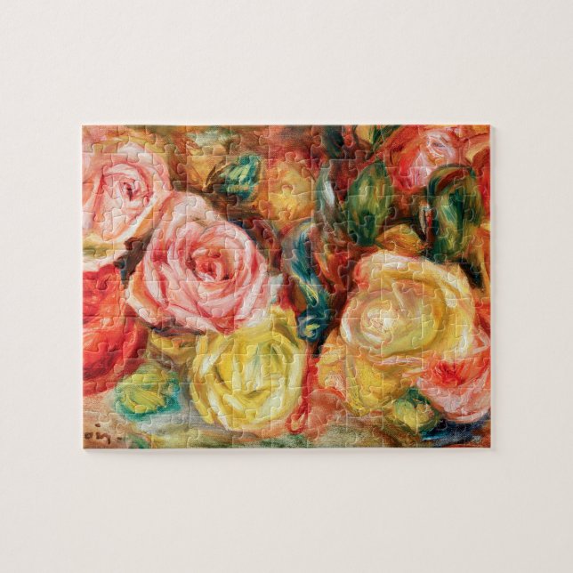 Rose von Pierre Auguste Renoir Puzzle (Horizontal)