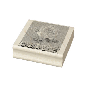 Rose von Sharon Lilly aus der Briefmarke von Valle Gummistempel