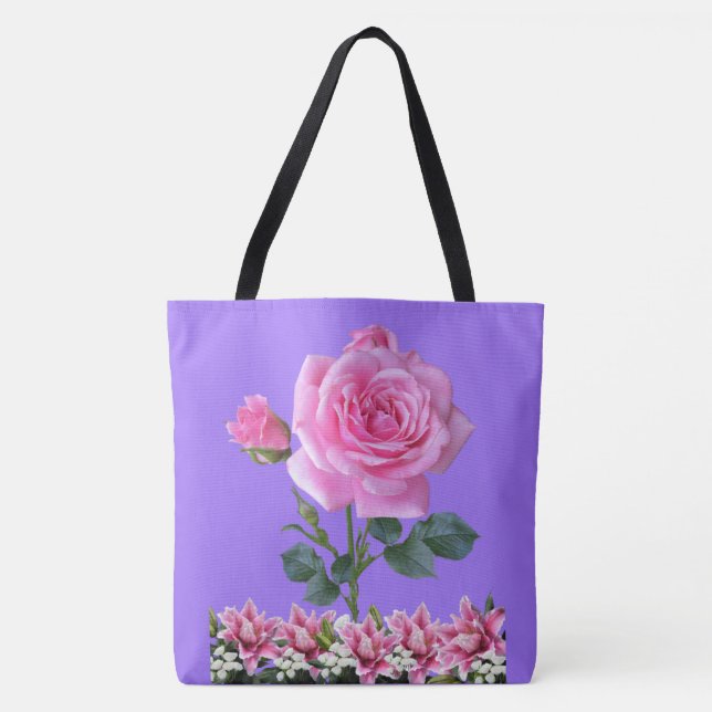 Rose von Sharon Lilly des Tales Tote Bag (Vorderseite)