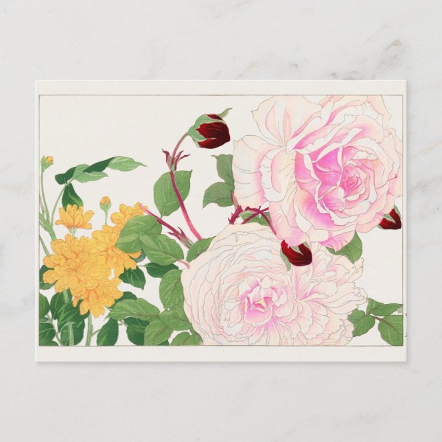Rose von Tanigami Konan Postkarte (Vorderseite)