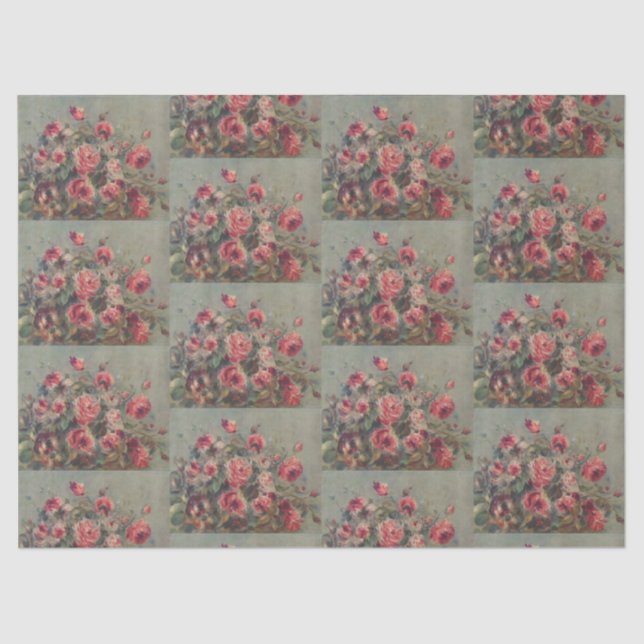 Rose von Vargemont von Pierre-Auguste Renoir Seidenpapier (Vorderseite)