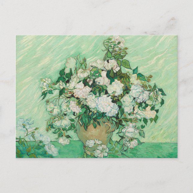 Rose von Vincent van Gogh Postkarte (Vorderseite)