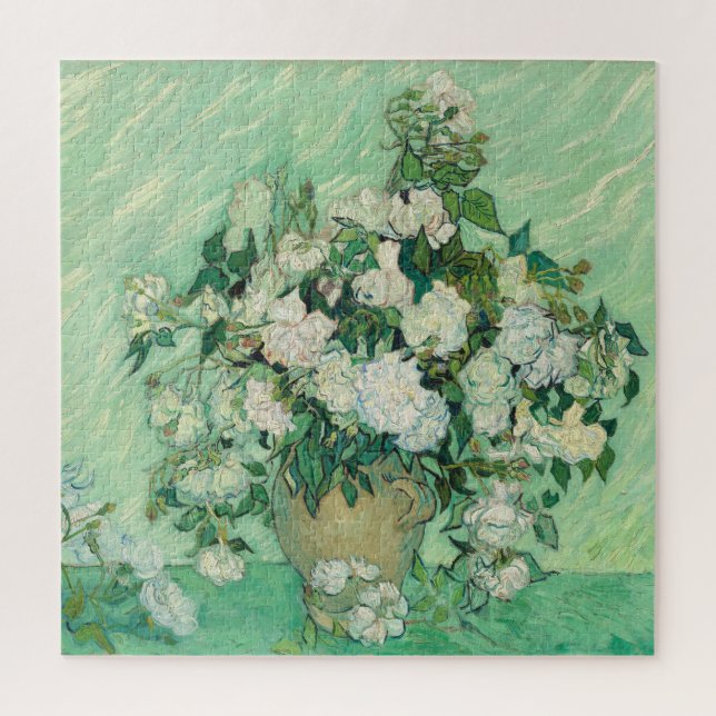 Rose von Vincent Van Gogh Puzzle (Vertikal)