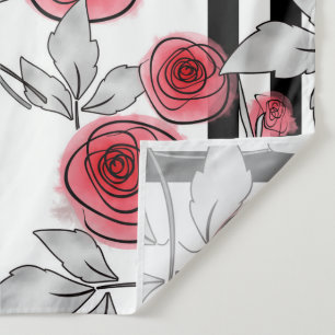 Rose Wandteppich