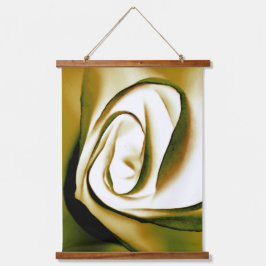 Rose-Wandteppiche aus Holz auf der Erde Wandteppich Mit Holzrahmen
