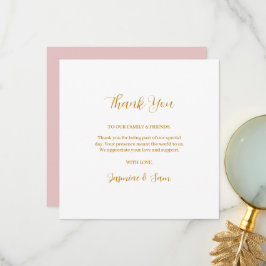 ROSE Wasserfarbe Dankeskarte