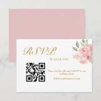 ROSE Wasserfarbe QR-Code
