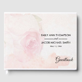 Rose Wasserfarbe | Wedding Guest Book Gästebuch