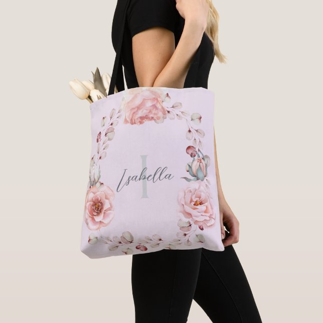 Rose Watercolor Personalisiert | Pink (Von Nahem)