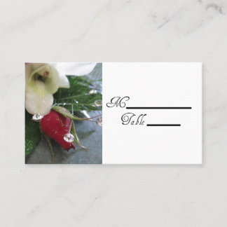 Rose Wedding Placecards Platzkarte