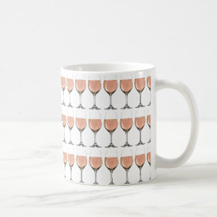 Rosé Weinglas-Kaffee-Tasse Tasse