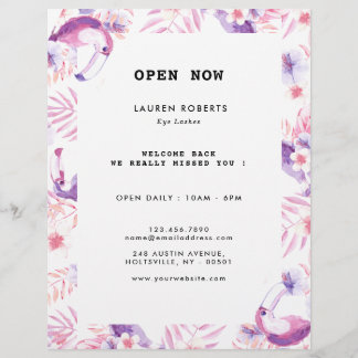 Rose White Luxe Eyelashes Flyer