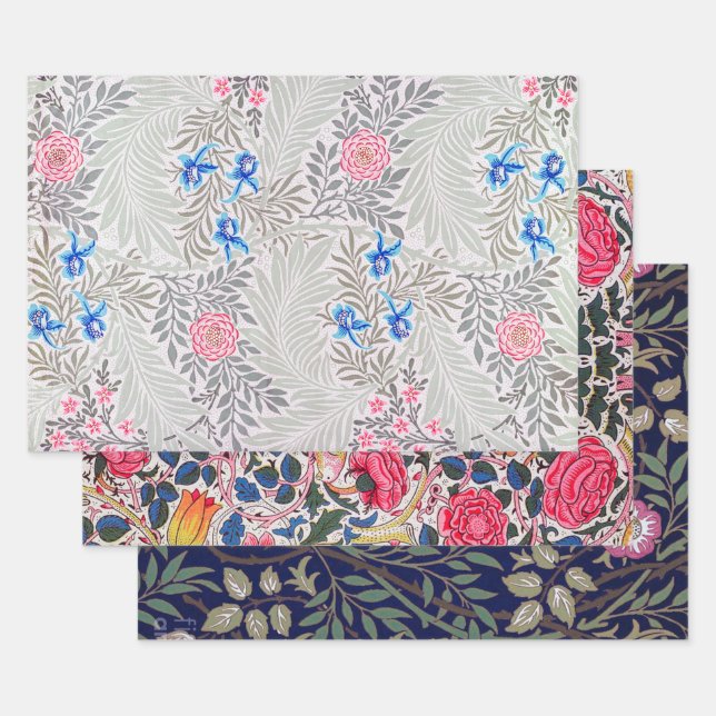 Rose, William Morris Geschenkpapier Set (Set)