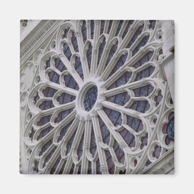 Rose window from the west facade, c.1270 magnet (Vorne)