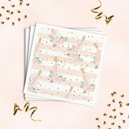 Rosé Wine Brautparty Napkins Serviette