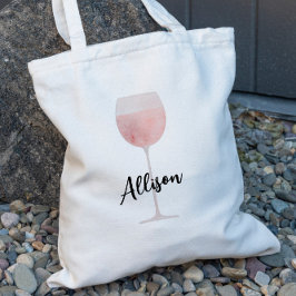 Rosé Wine Bridesmaid Wedding Brautparty Tragetasche
