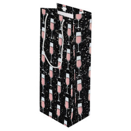 Rose Wine Pattern Geschenktüte Für Weinflaschen