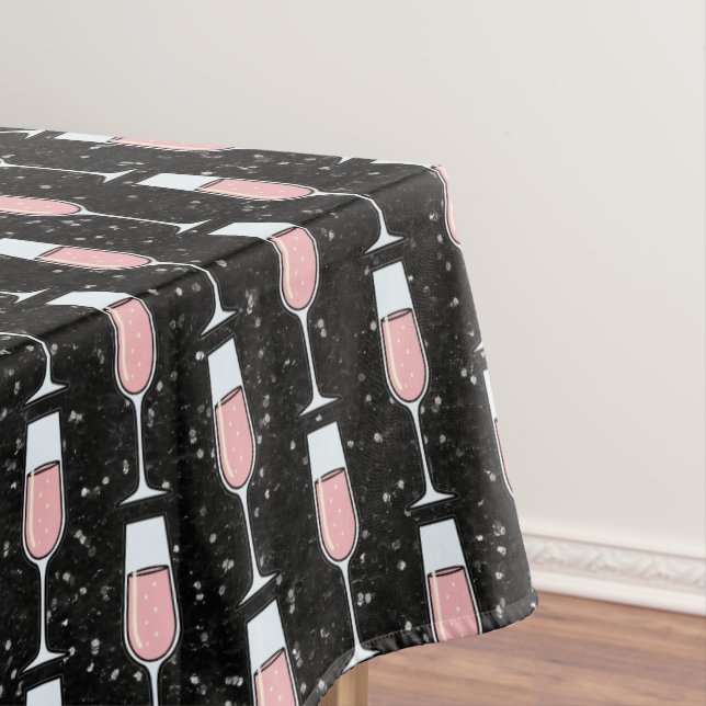 Rose Wine Pattern Tischdecke (Beispiel)