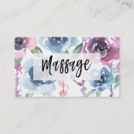 *~* Rose Wisteria Blume MASSAGE Visitenkarte