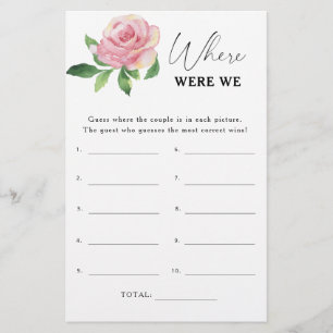 Rose - Wo waren wir Brautparty