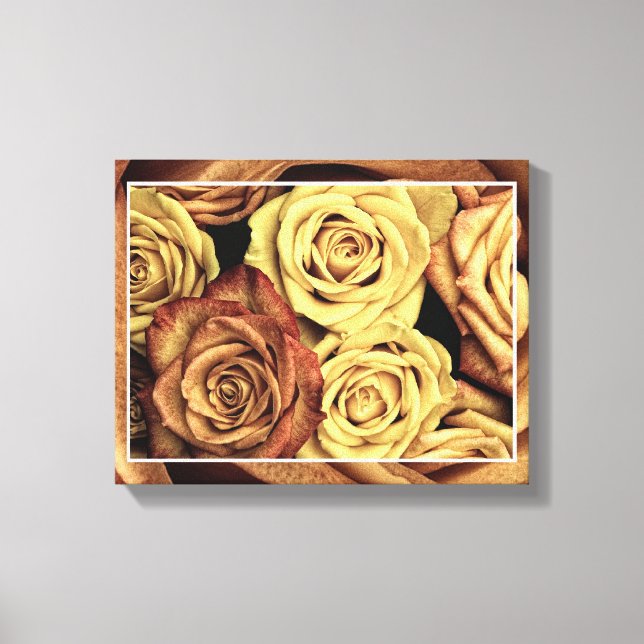 Rose Wrapped Canvas Leinwanddruck (Vorderseite)